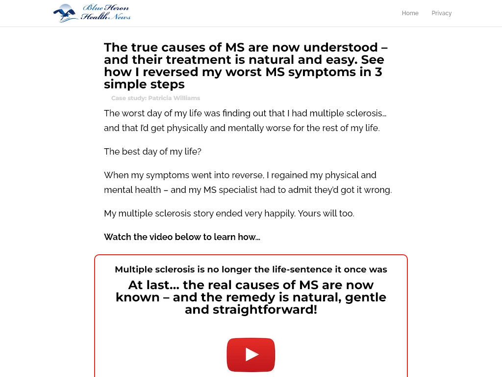 MULTIPLE SCLEROSIS REVIEW | MY 24 HOUR PROFIT/LOSS STATEMENT