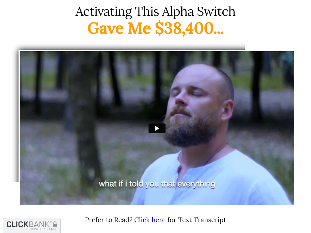 THE ALPHA SWITCH REVIEW | THE DAY 21 BREAKTHROUGH