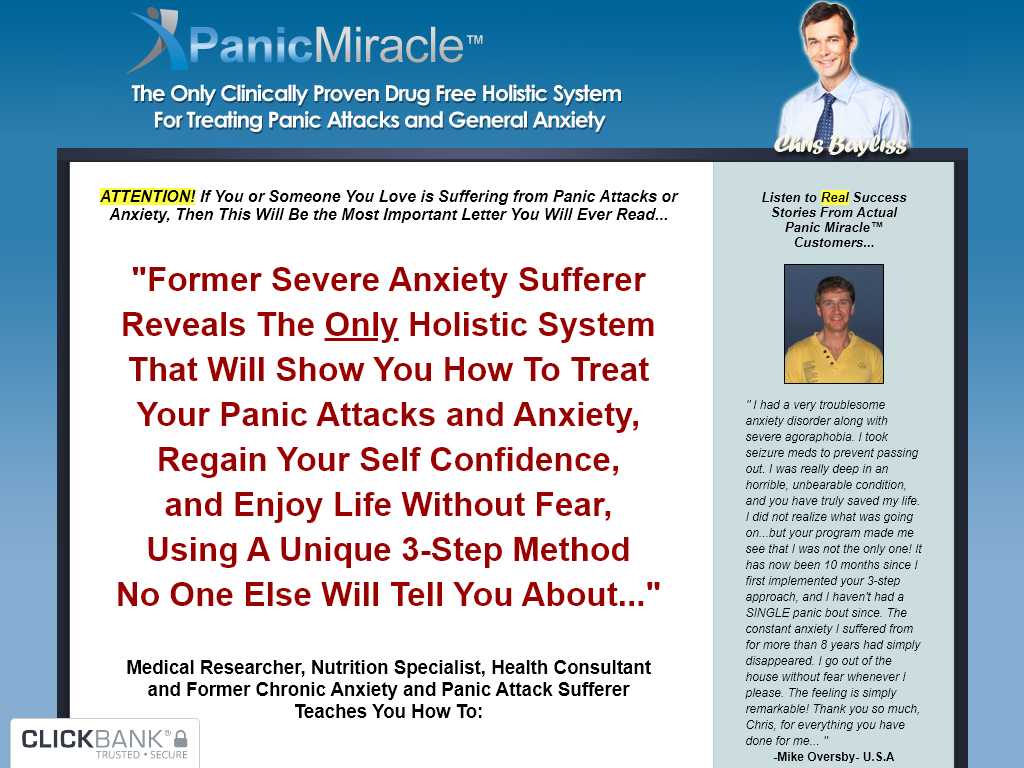 PANIC MIRACLE REVIEW – MY 2 WEEK SUCCESS STORY