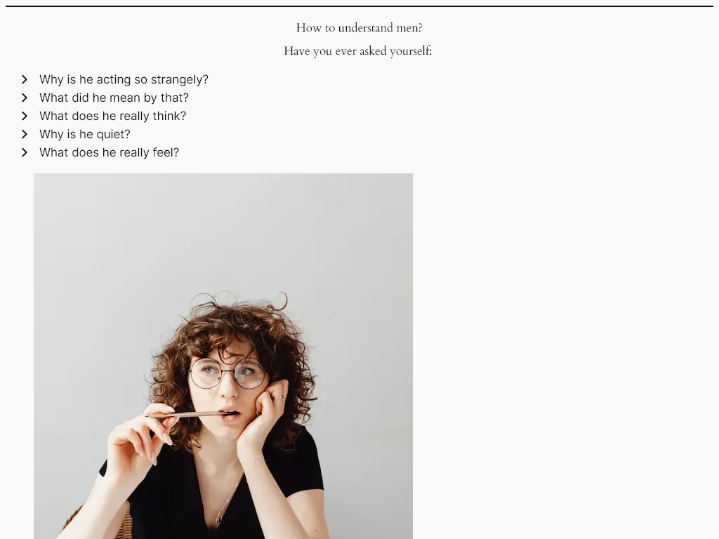 HOW TO UNDERSTAND MEN REVIEW : MY MONTHLY REPORT IS SCARY