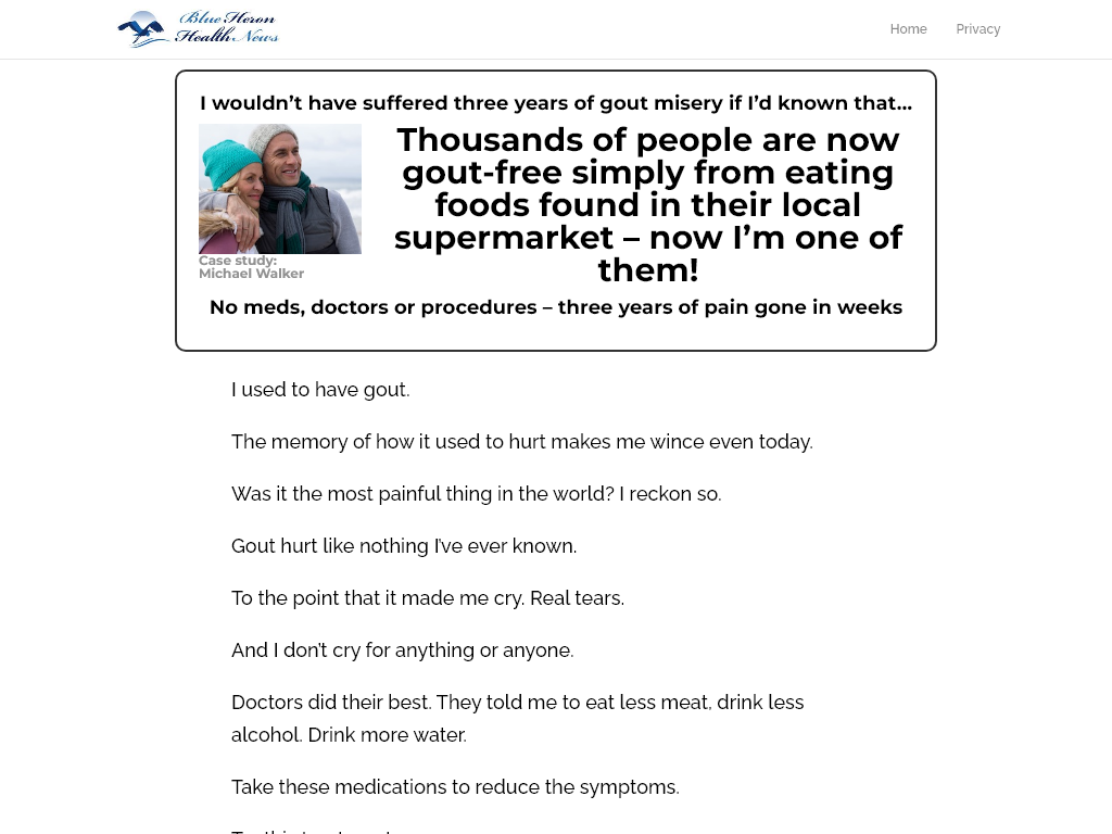 END OF GOUT REVIEW – THE CLARITY I GAINED