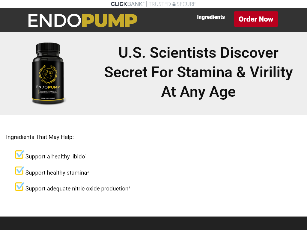 ENDO PUMP REVIEW – ENDOTHELIAL MIRACLE OR JUST ANOTHER PILL? (90 DAY TEST)