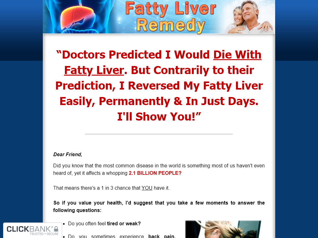 FATTY LIVER REMEDY REVIEW : THE RESULTS SPEAK LOUDLY