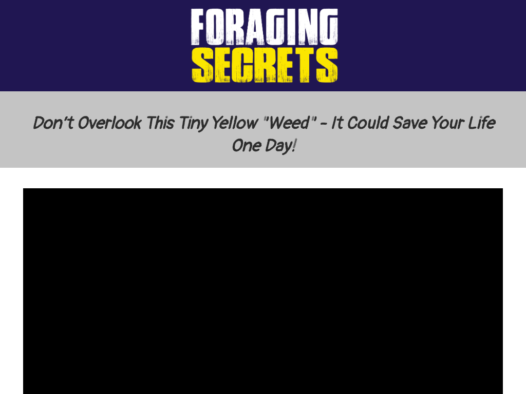 FORAGING SECRETS REVIEW | I GIVE IT 7 DAYS OR MONEY BACK