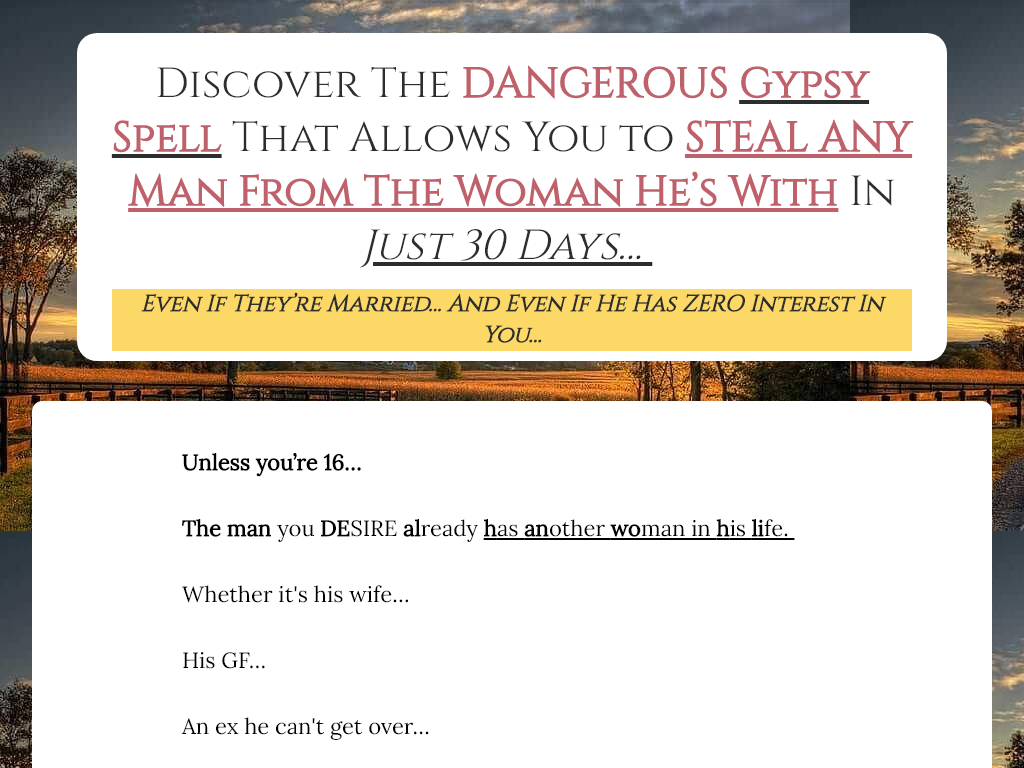 GYPSY LOVE SPELL REVIEW – IS RELATIONSHIP MANIFESTATION A PSYCHOLOGICAL TOOL OR MYSTIC MYTH?