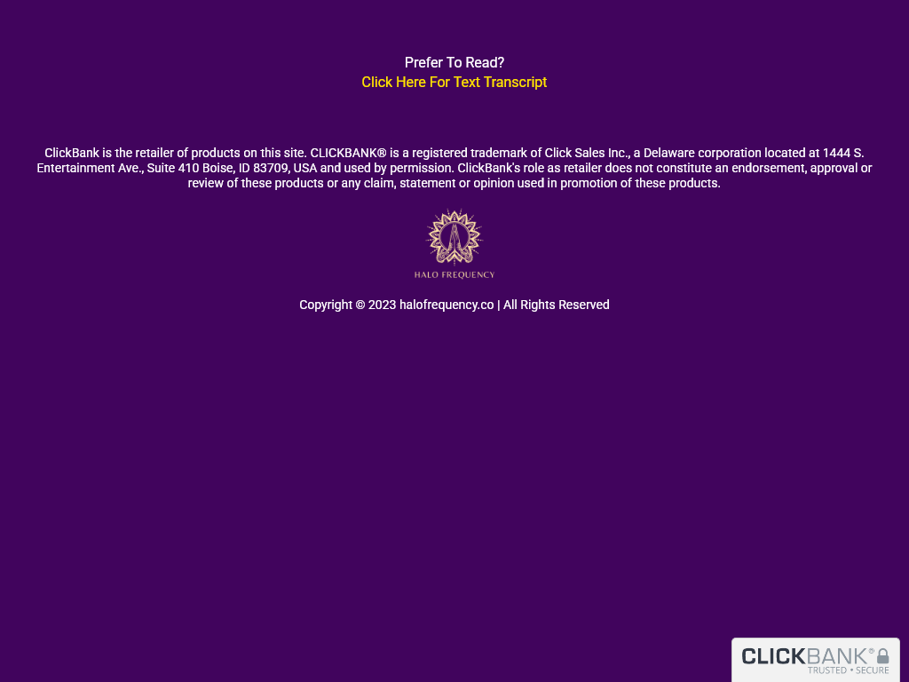 HALO FREQUENCY REVIEW – I AM STAYING FOR GOOD