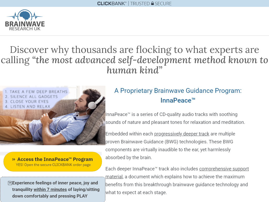 INNAPEACE MEDITATION PROGRAM REVIEW | HOW TO USE IT CORRECTLY