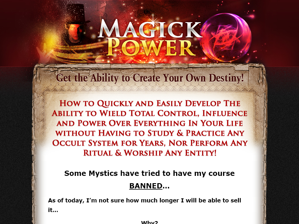 MAGICK POWER REVIEW – I FOUND THE CHEAT CODE