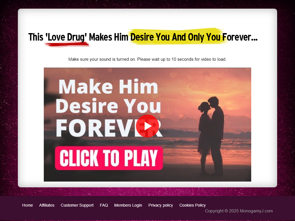 MAKE HIM A MONOGAMY JUNKIE REVIEW : DON’T JUDGE UNTIL DAY 14