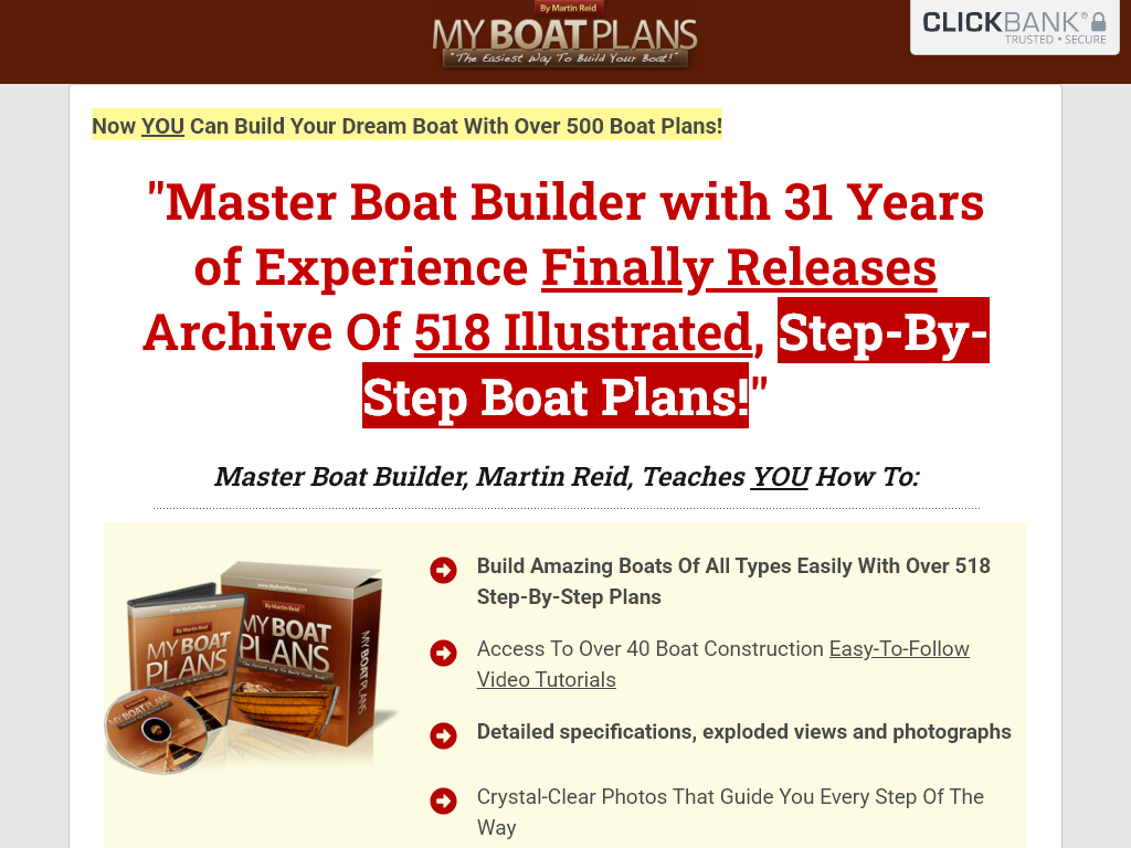 MYBOATPLANS REVIEW | MY OVERNIGHT SUCCESS IS REAL