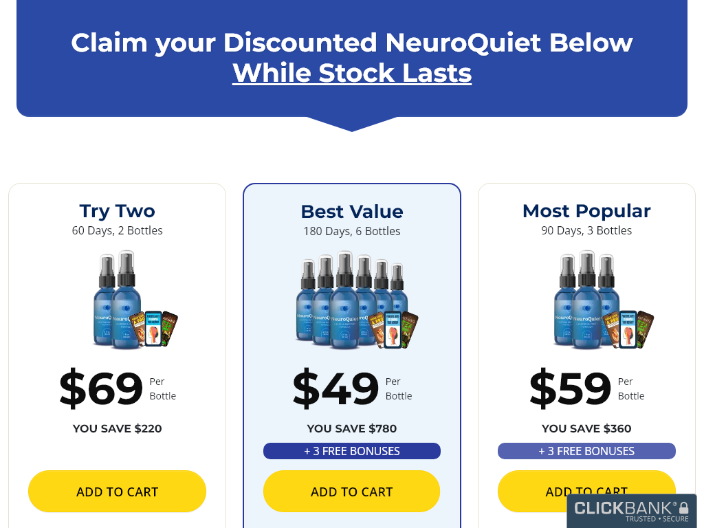 NEUROQUIET REVIEW – 90 DAYS TEST: SILENCING THE NOISE OR JUST PLACEBO?