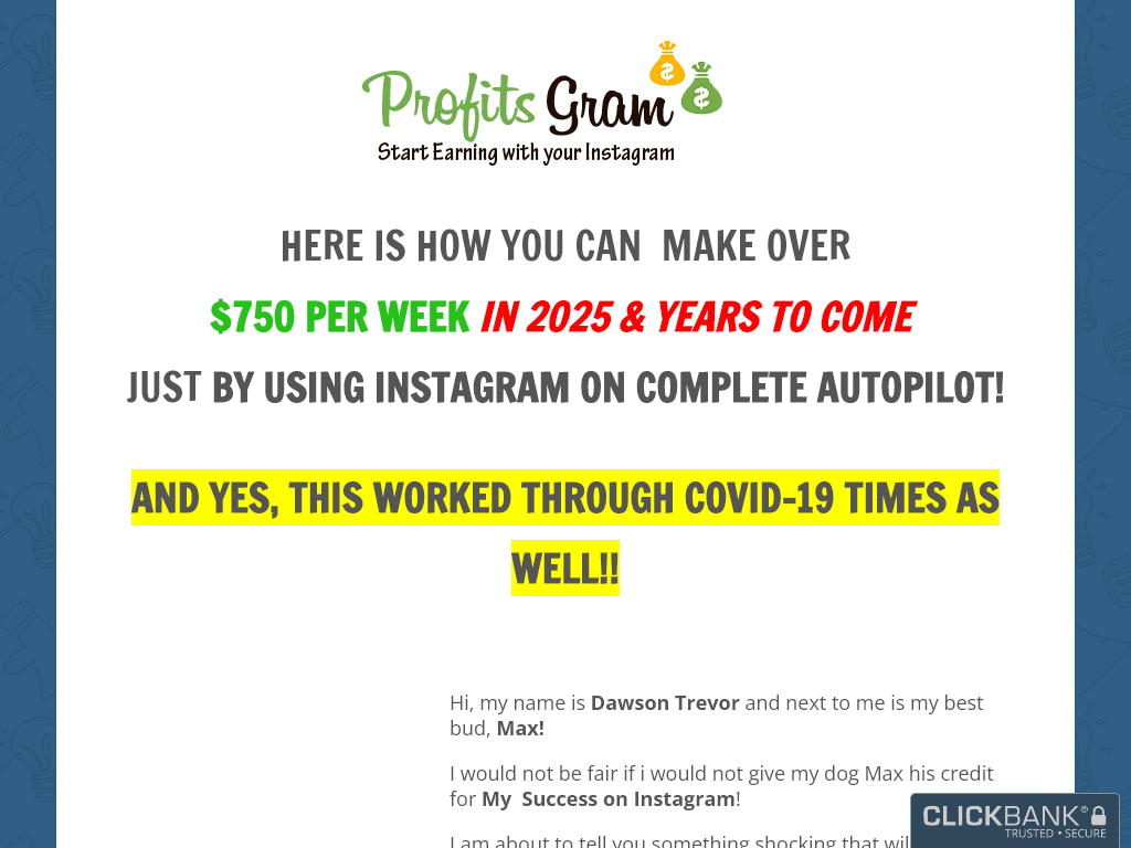 PROFITSGRAM REVIEW – HOW IT SAVED MY DAY