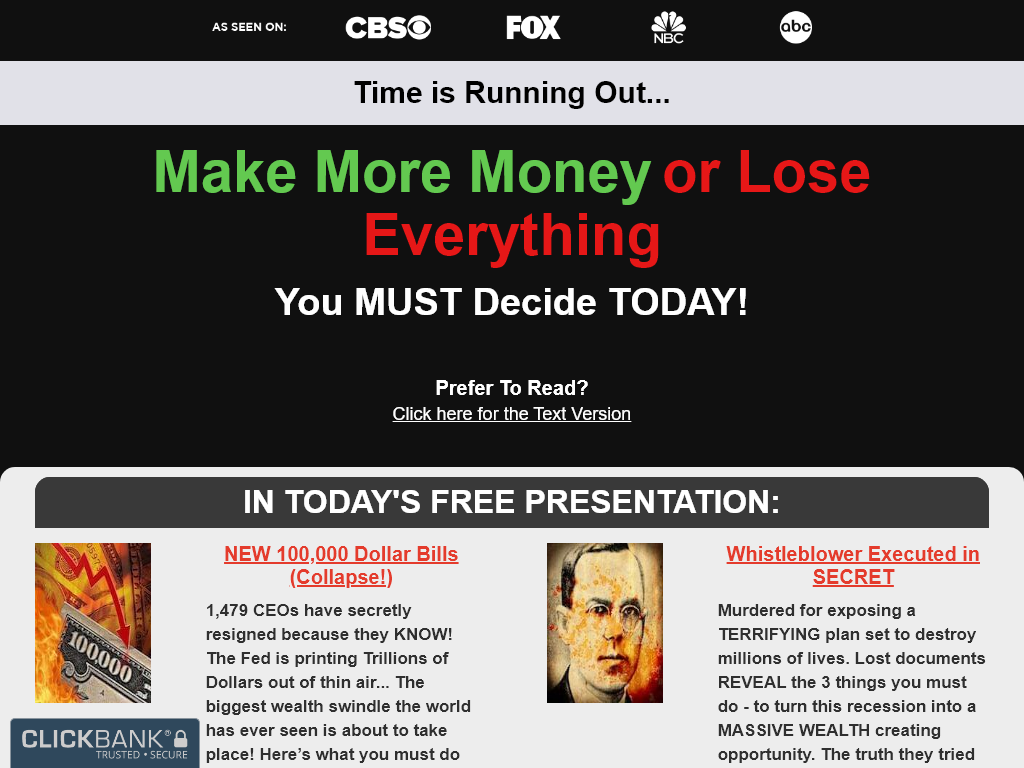 RECESSION PROFIT SECRETS REVIEW | MY 7 DAY ULTIMATUM RESULTS