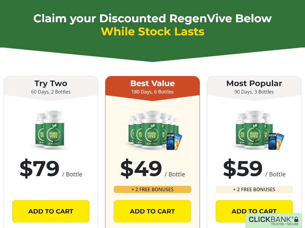 REGENVIVE REVIEW – I SAW THE LIGHT ON DAY 5