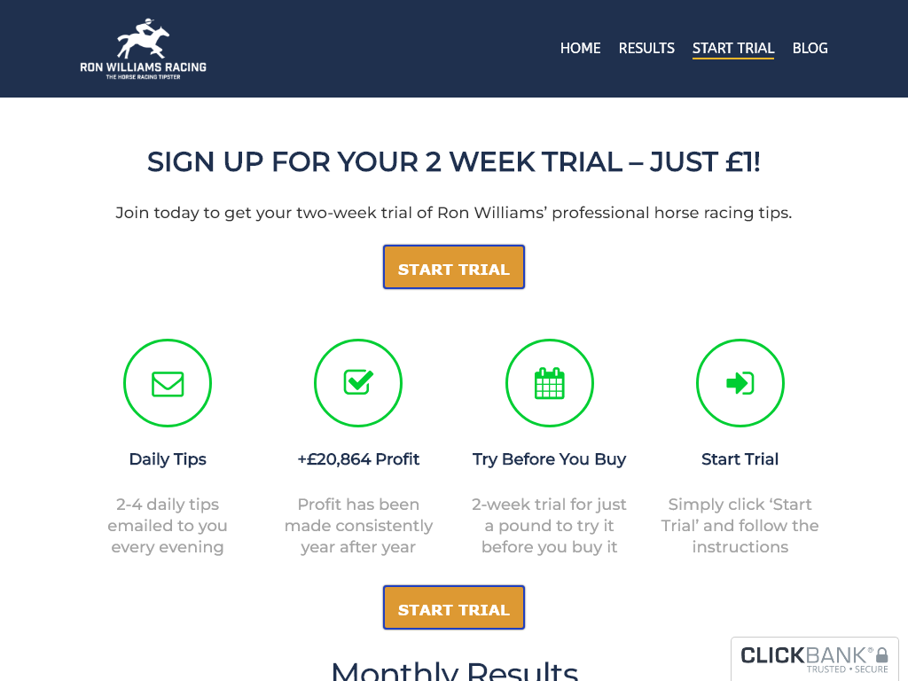 RON WILLIAMS RACING REVIEW | MY STEP BY STEP SUCCESS