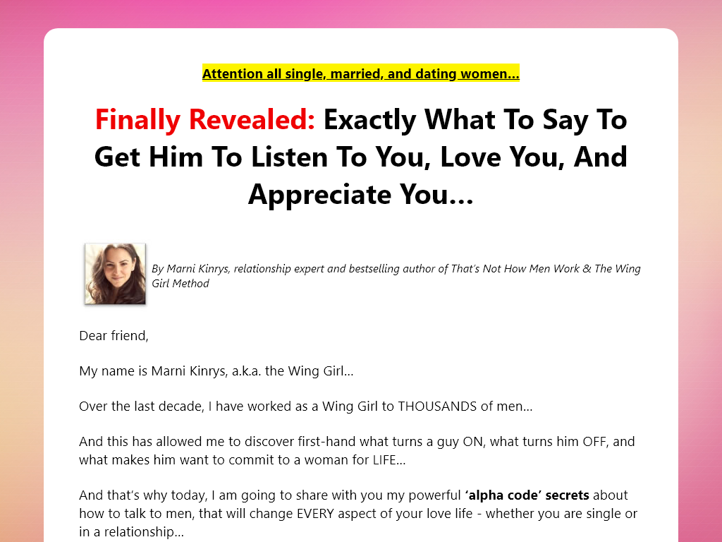 SAY THIS TO MEN REVIEW | MY 1 HOUR DEEP DIVE