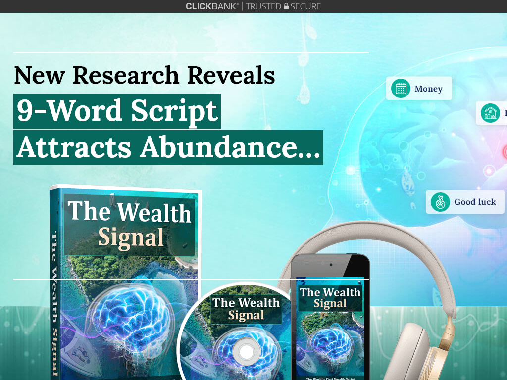 THE WEALTH SIGNAL REVIEW – IS THIS “9-WORD” SOUNDWAVE THE MISSING KEY TO ABUNDANCE?