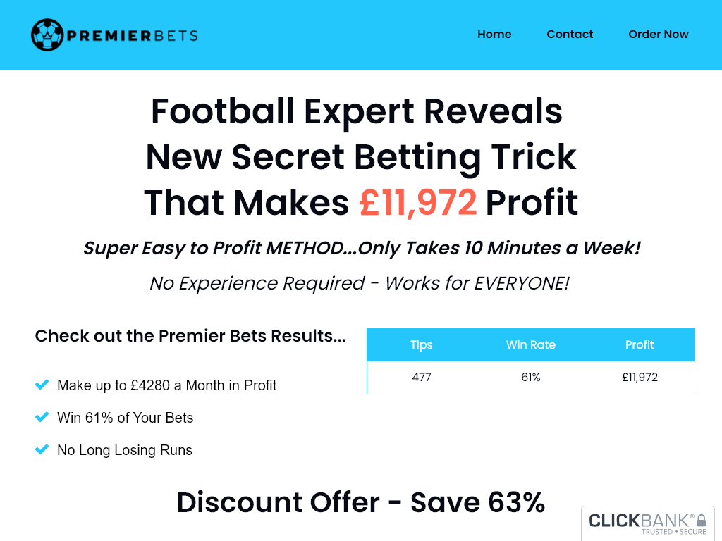 PREMIER FOOTBALL TIPS REVIEW – 3 MONTH PROFIT TEST: IS IT LEGIT STRATEGY?