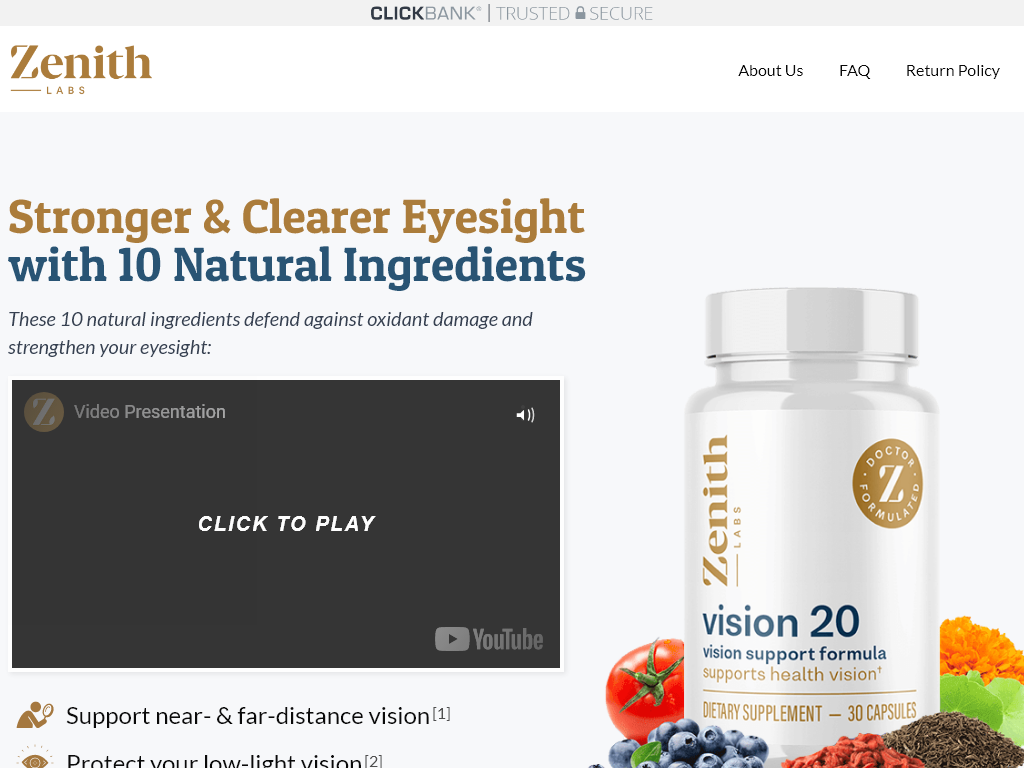 VISION 20 REVIEW – CAN THIS ACTUALLY RESTORE CRYSTAL CLEAR SIGHT? (90-DAY TEST)